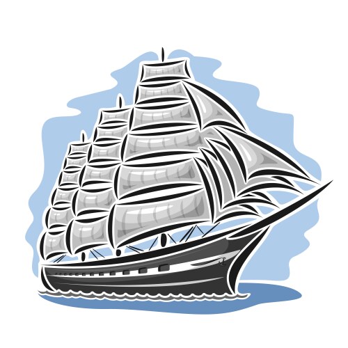 Pirate ship Royalty Free Vector Image - VectorStock