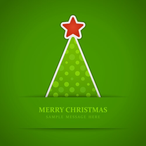 Christmas tree Royalty Free Vector Image - VectorStock