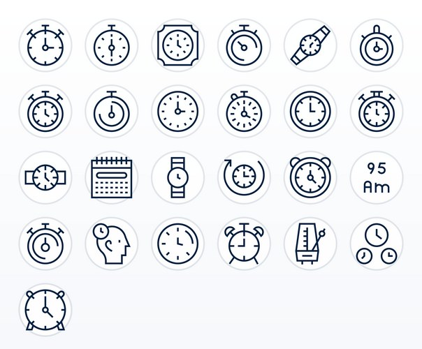 Timekeeping Vector Images & Graphics for Commercial Use | VectorStock