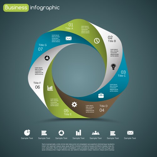 Circular Process Flow Icon – Royalty-Free Vector | VectorStock