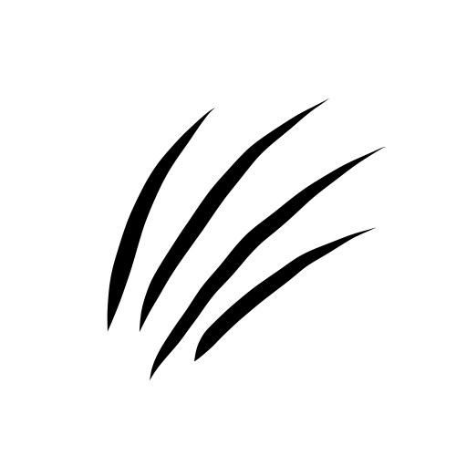 Animal Scratch Wound Marks Vector Image