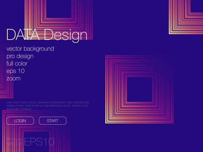 abstract blend background template for web site vector image