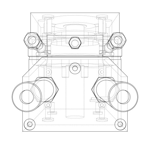 abstract industry object concept vector image