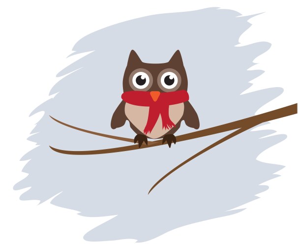 Invitation card owl Royalty Free Vector Image - VectorStock