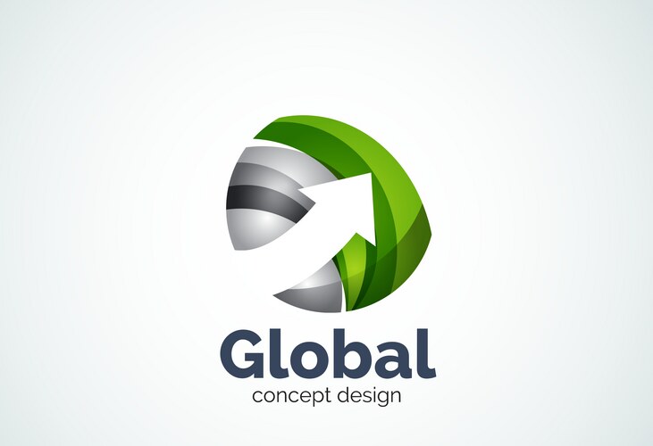 Globe with Arrow Logo Vector Images (over 8,600)