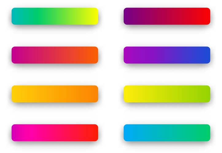 Colorful rectangular icon templates isolated – Royalty-Free Vector ...