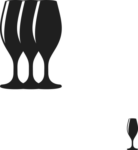 wine icon vector image