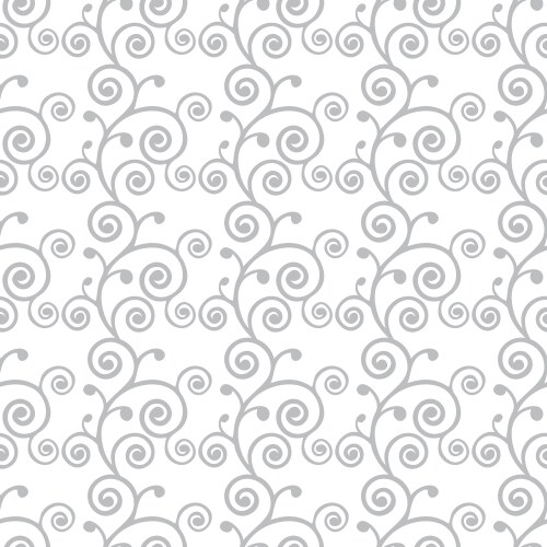 abstract monochrome curve seamless pattern vector image