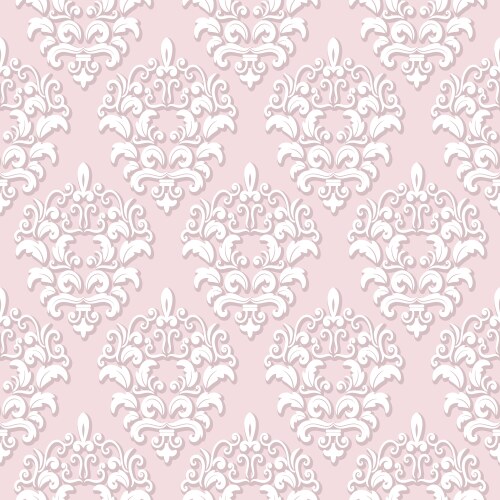 Vintage damask seamless pattern Royalty Free Vector Image