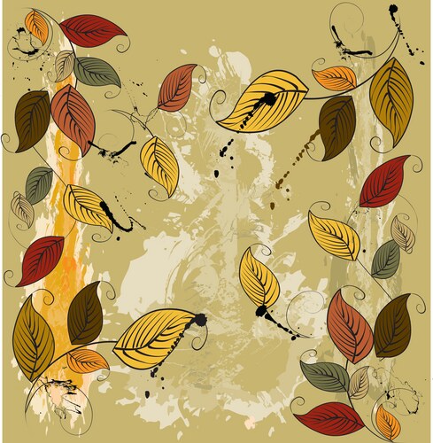 Autumn background Vector Image