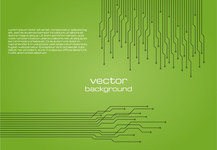 Microchip Technology Background Vector Image