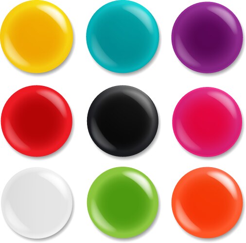 Web labels big set isolated transparent background