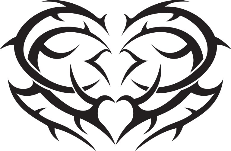 Tribal tattoo set on white Royalty Free Vector Image