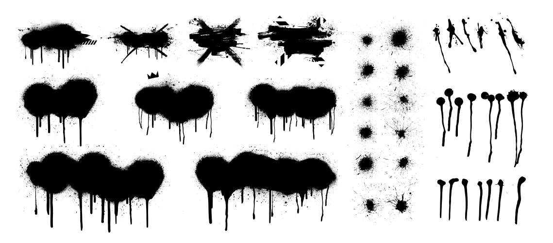 Spray guy stenciled Royalty Free Vector Image - VectorStock
