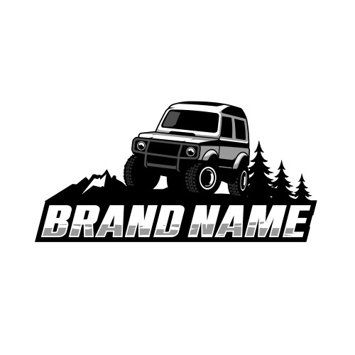 Off road truck Royalty Free Vector Image - VectorStock
