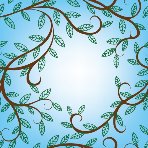 Leaves vector image