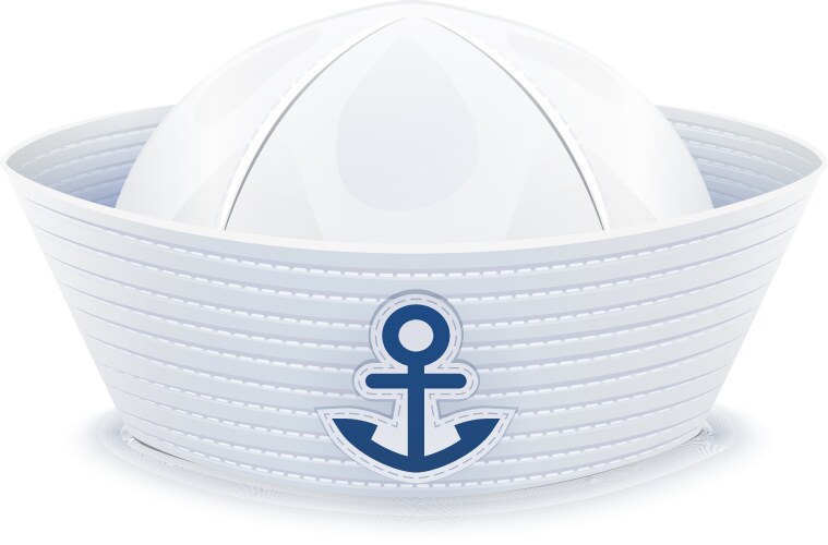 Captain peaked cap Royalty Free Vector Image - VectorStock