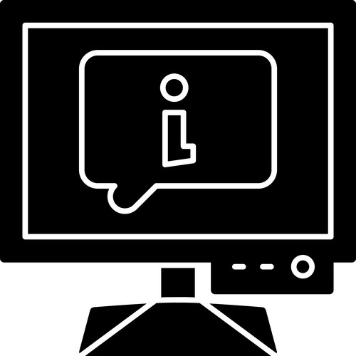 Information Message Icon Vector Image