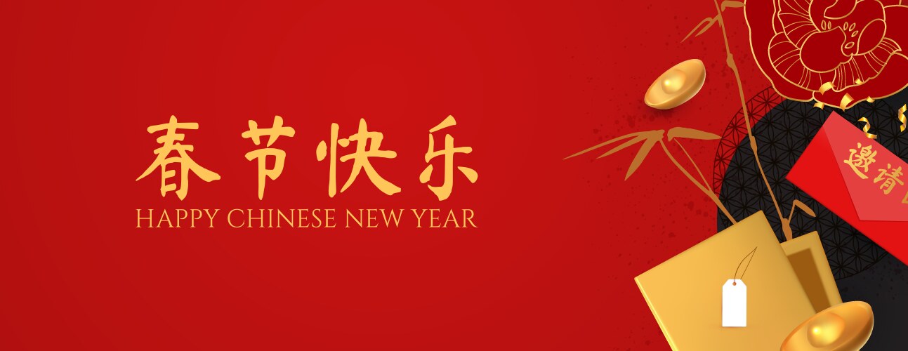 Happy chinese new year 2022 tiger Vector Image