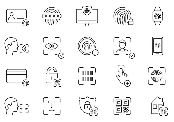 Verified Icons - Authentication Set – Royalty-Free Vector | VectorStock