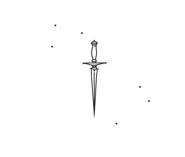 Hand drawn abstract stock flat graphic Vector Image