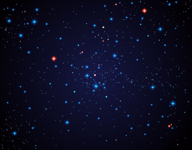 Star sky background Royalty Free Vector Image - VectorStock