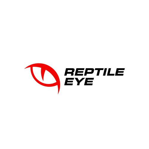 Reptile eye logo icon Vector Image