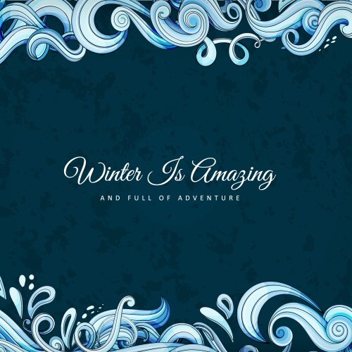 Abstract of waves Vector Image