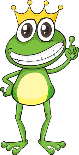 Frog prince Royalty Free Vector Image - VectorStock