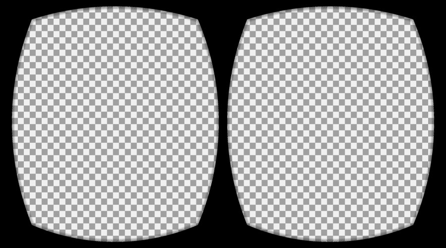 VR Headset View Overlay Vector Image