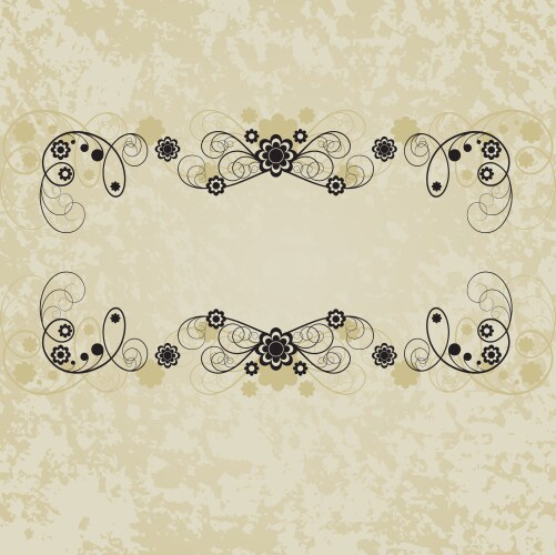 Vintage frame elements Royalty Free Vector Image