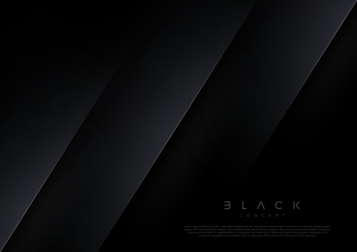 Abstract black luxury background with shiny lines Vector Image