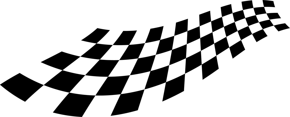Checkered Racing Flag – Royalty-Free Vector | VectorStock