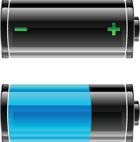 battery vector image