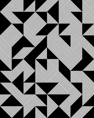 geometric abstract seamless pattern vector image