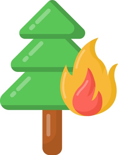 Bushfire Vector Images & Graphics for Commercial Use | VectorStock