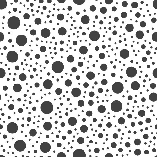 Seamless background with black and white circles Vector Image