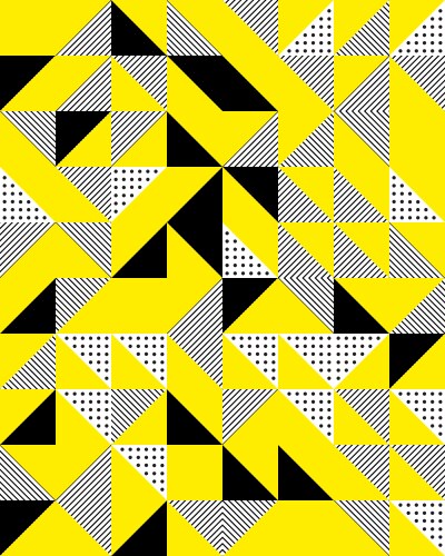 Gold and blue elegant geometric seamless pattern Vector Image