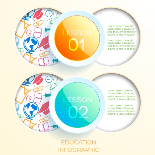 Learning Overview Graphics Languages learning levels blue infographic chart Vector Image