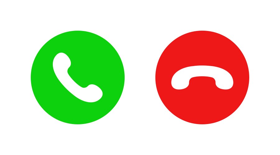 Accept Decline Phone Icons Vector Images (over 330)
