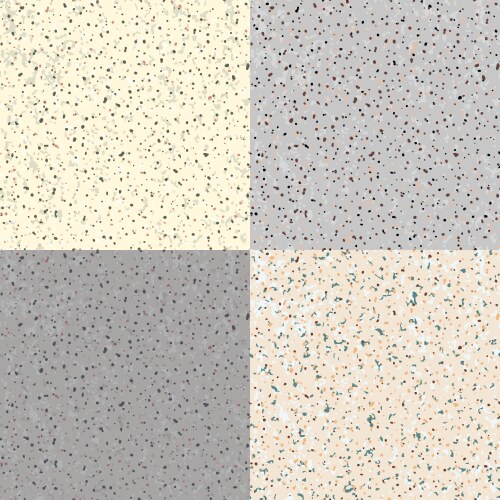 set seamless flecked stone texture vector image