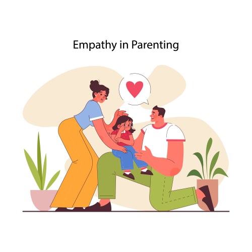 Attachment theory secure style Royalty Free Vector Image
