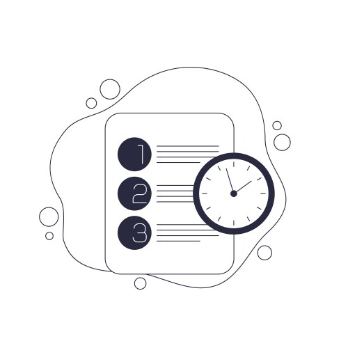 Prioritize demand concept icon Royalty Free Vector Image
