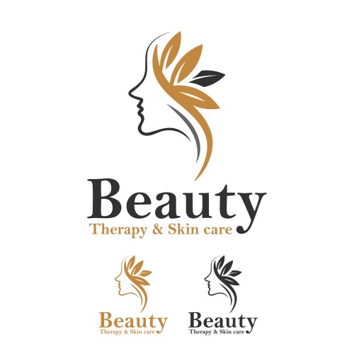 Beauty business logo design template Vector Image