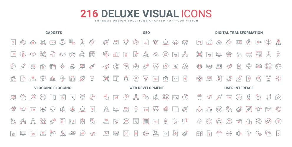 Web development and code testing seo blogger vector image