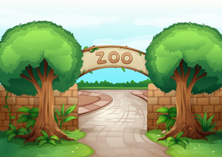 A zoo vector image