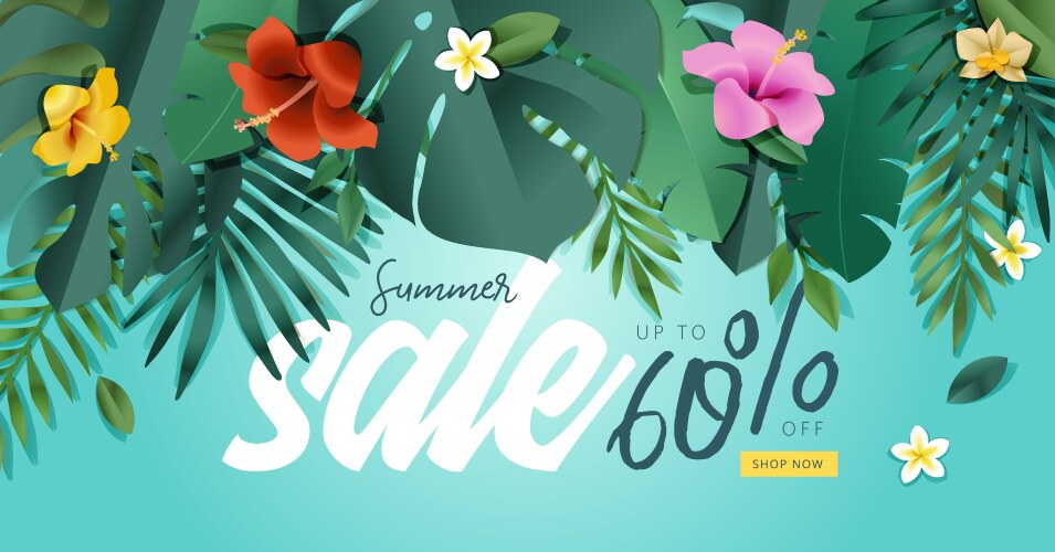 Summer sale vector image