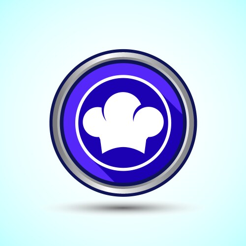 Chef icon button design restaurant cooking Vector Image