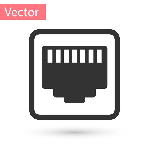 Cable lan symbol Vector Images & Graphics for Commercial Use | VectorStock