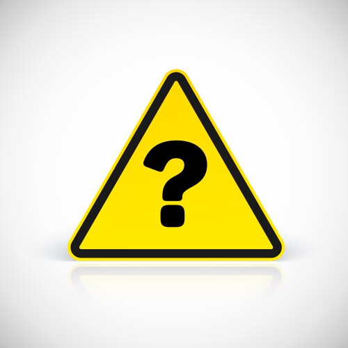 Radiation symbol triangle sign pollution colored Vector Image